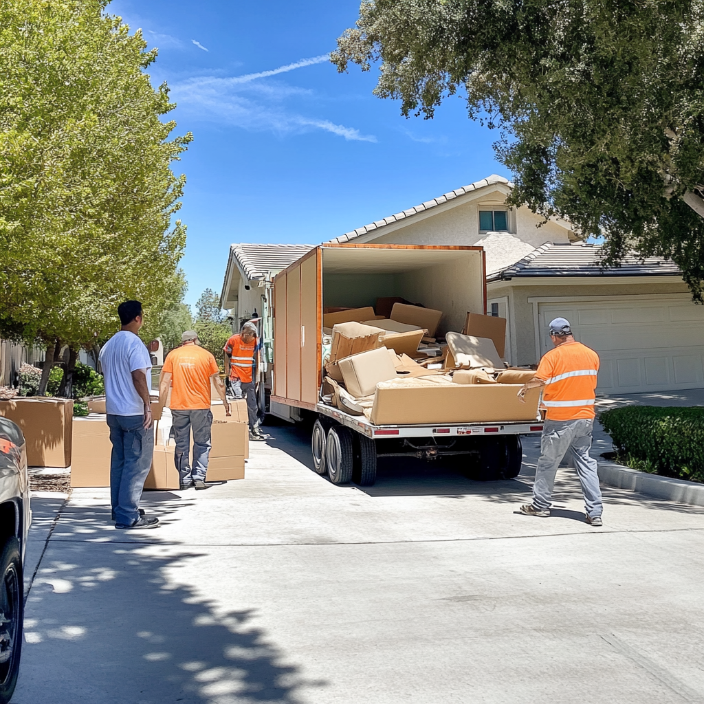 Yard cleanup and waste removal in Schertz TX